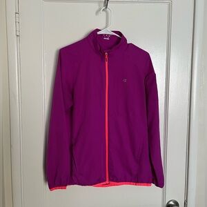 Champion Magenta Athletic Jacket with Neon Pink Accent
